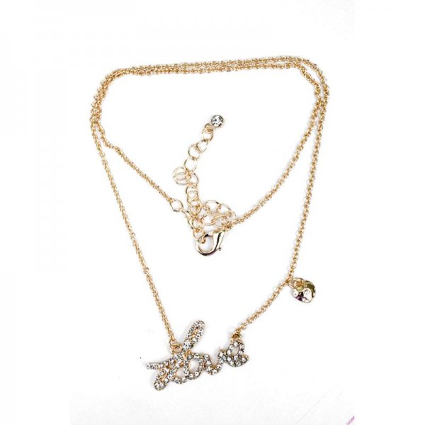 Crystal Love Necklace Set