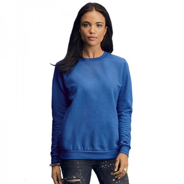 Anvil Ladies Combed Ringspun Cotton Blend Crew Neck Sweatshirt