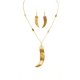 Tortoise Tusk Pendant Necklace Set