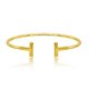 Modern Polished Bar Bangle