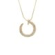 Bent Nail Pendant Long Necklace