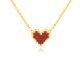 Wholesale Red Heart-Shaped zinc Jewelry Set