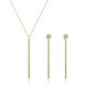 Wholesale Bar Dangle Necklace Set