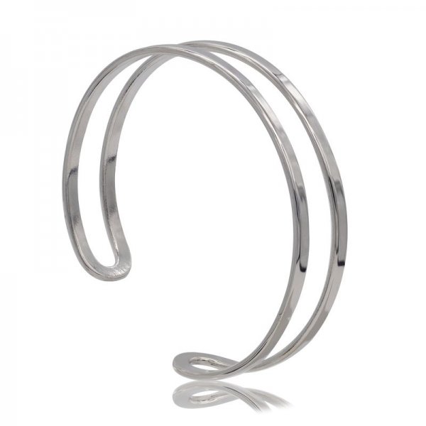 Twirling zinc Cuff